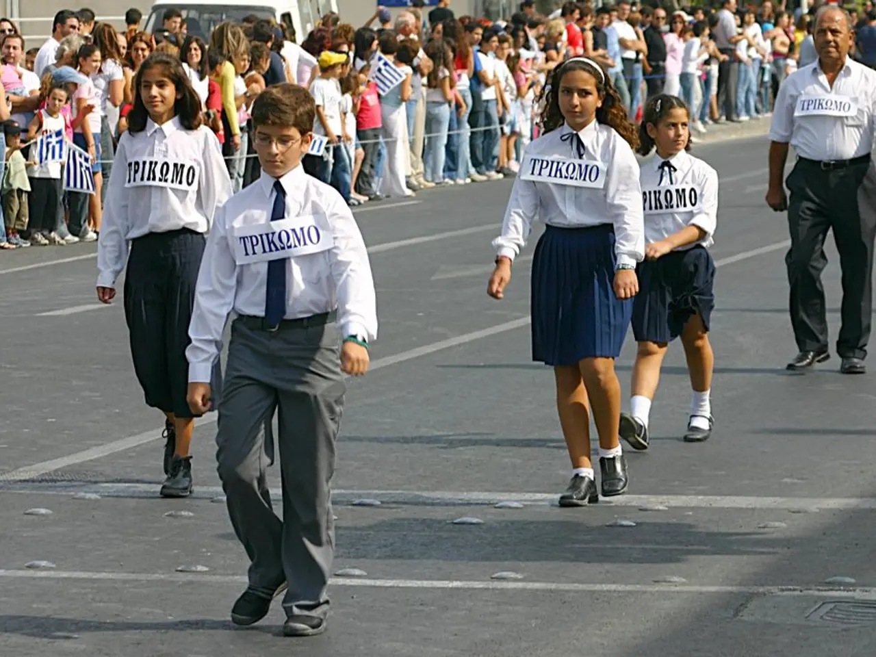 Thousands throng the bustling streets of Zurich in a heated procession
