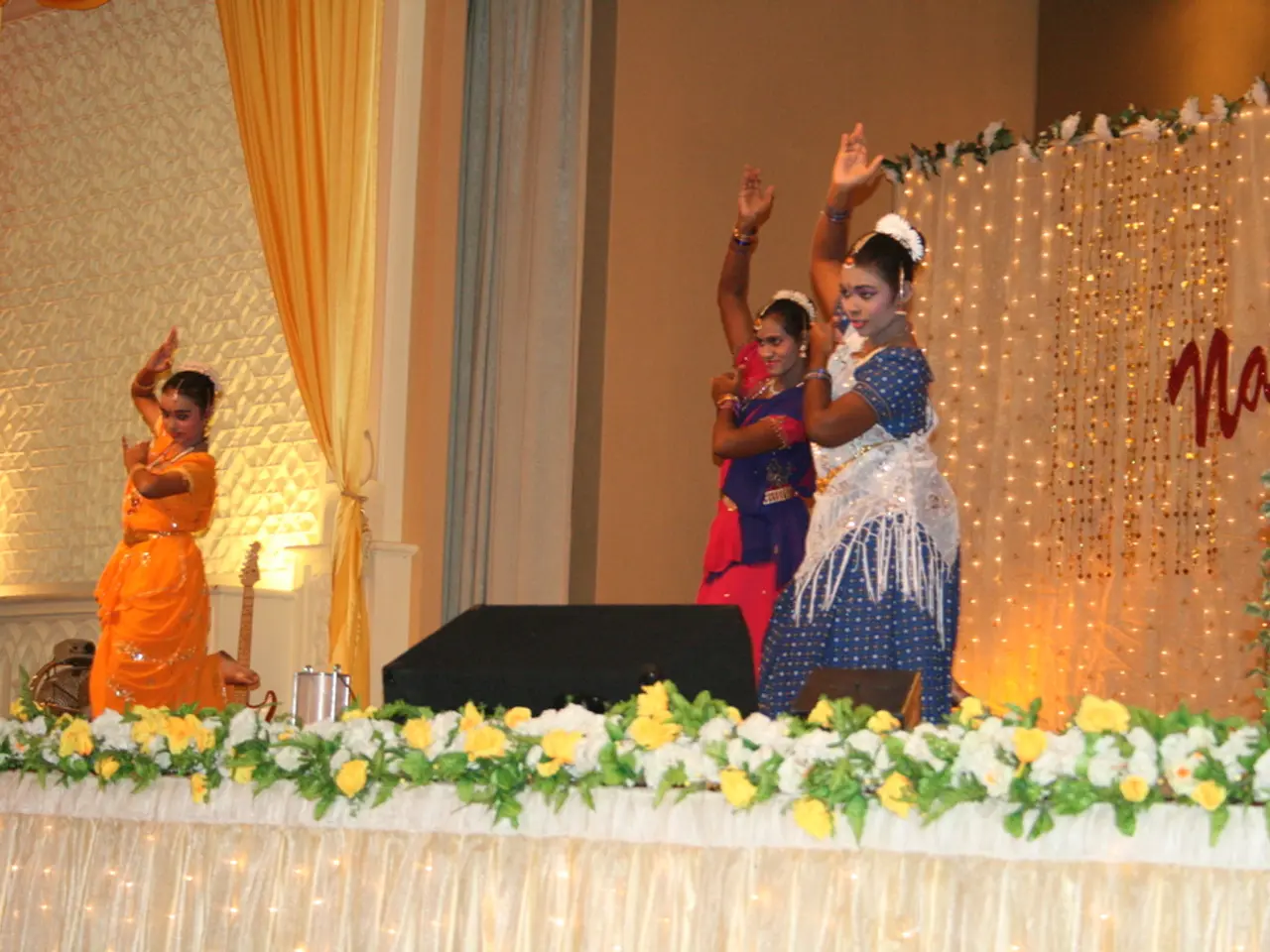 Summer spectacle featuring glitter, concerts, intense emotions, 'wommy' presence, and a 'beard' on...