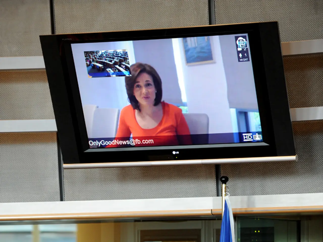 Satellite television company Sat.1 and Joyn signing an extension on their current contract