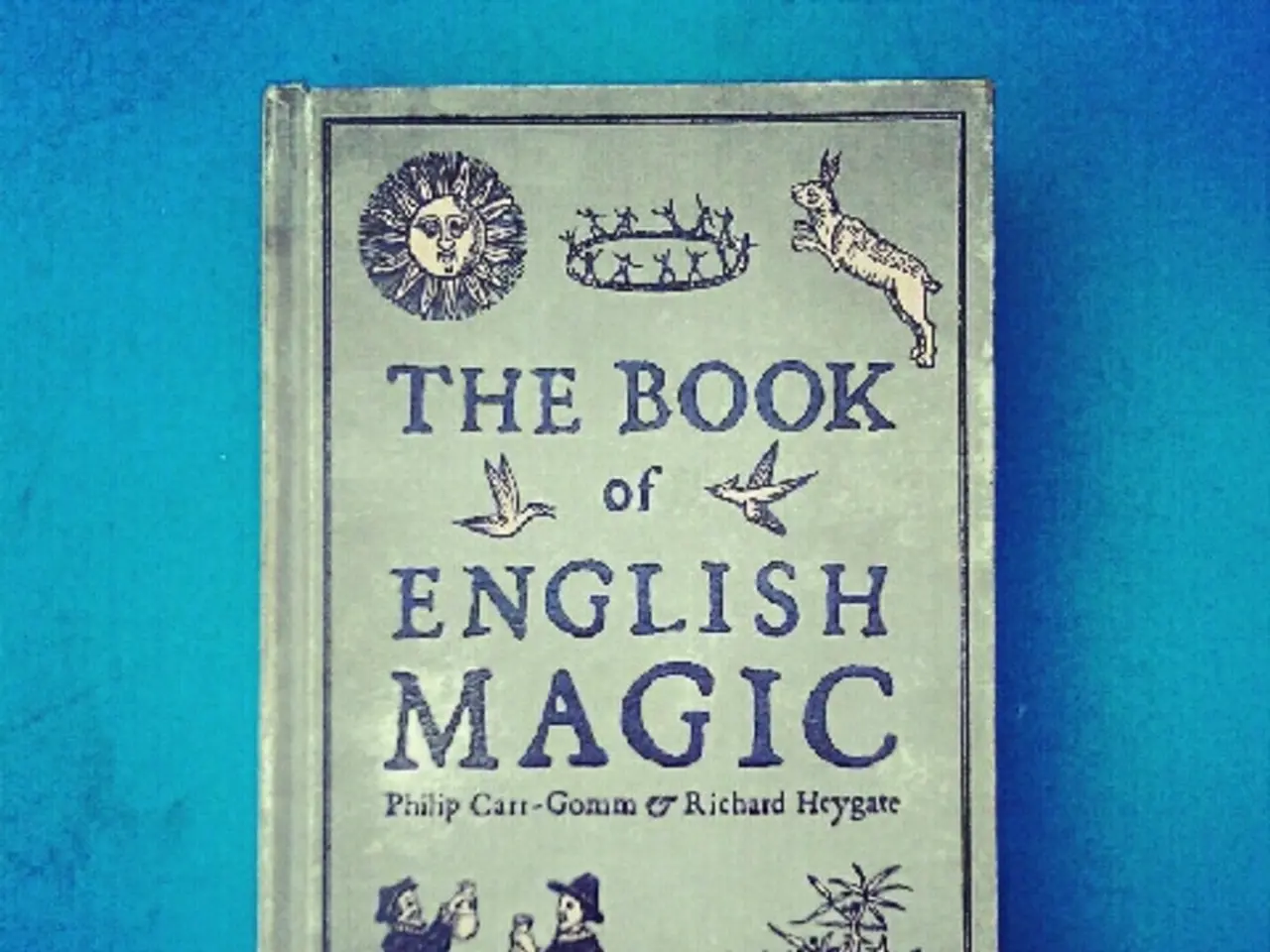 It is a book, on the left side there are 2 persons they wore black color dresses and the right side...