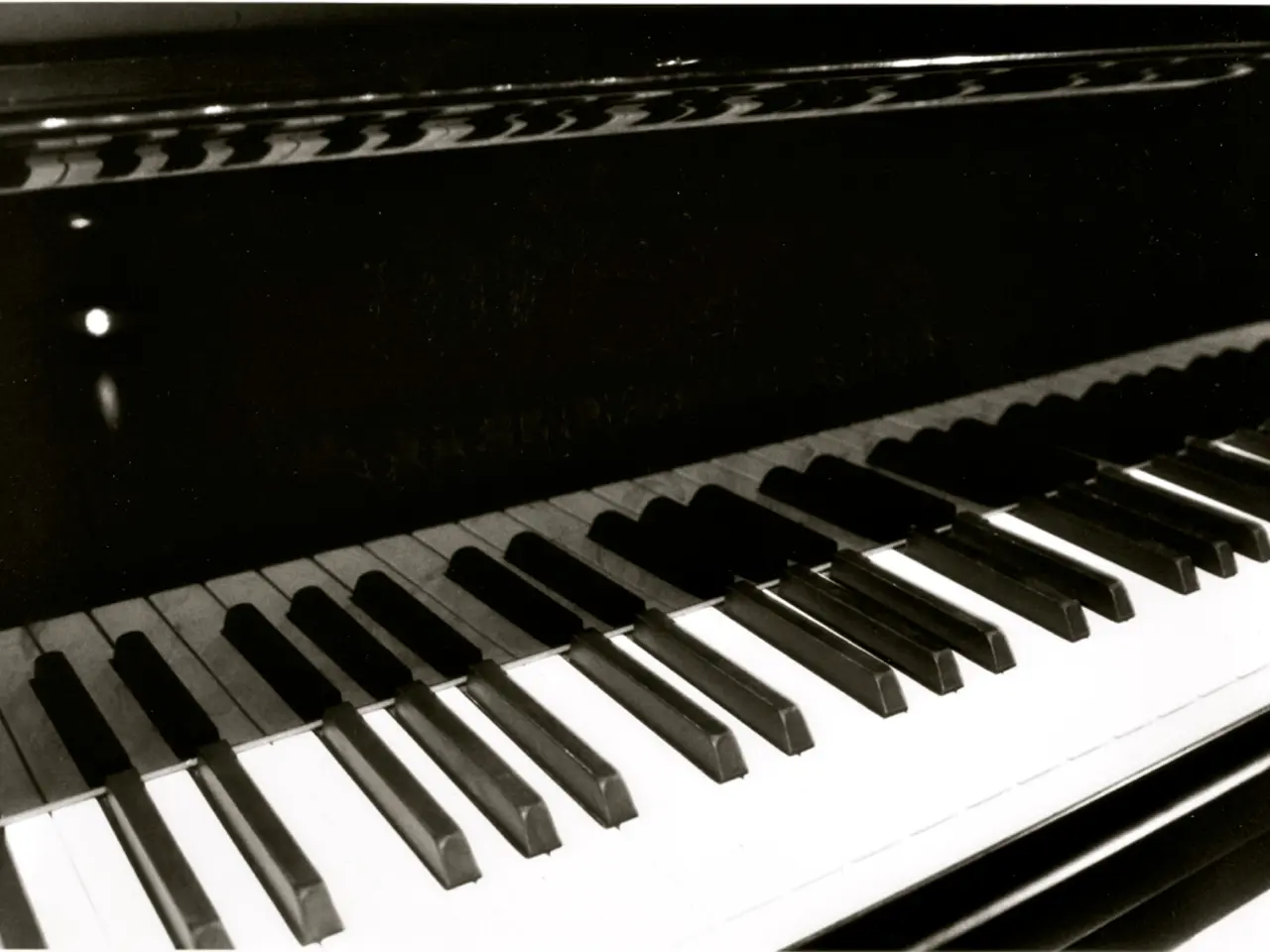 A piano is shown in the picture.