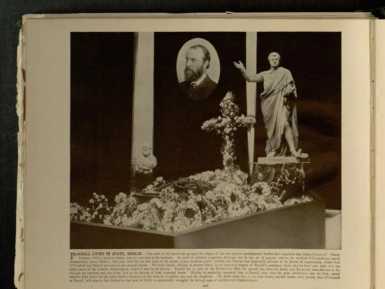 In this image we can see the book with text and pictures.