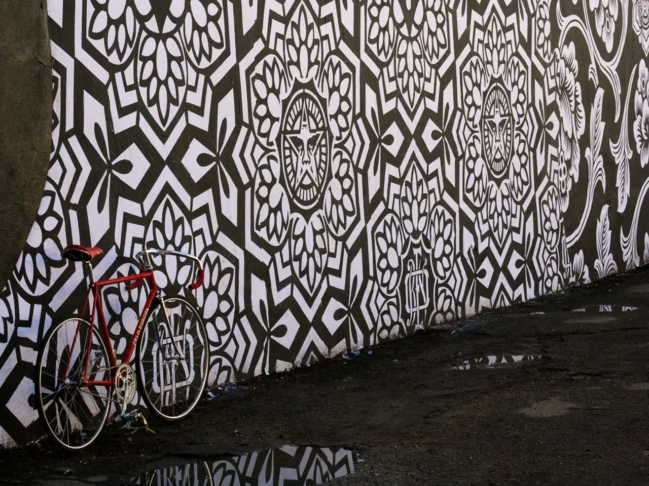 This image is taken outdoors. At the bottom of the image there is a road. In the middle of the...