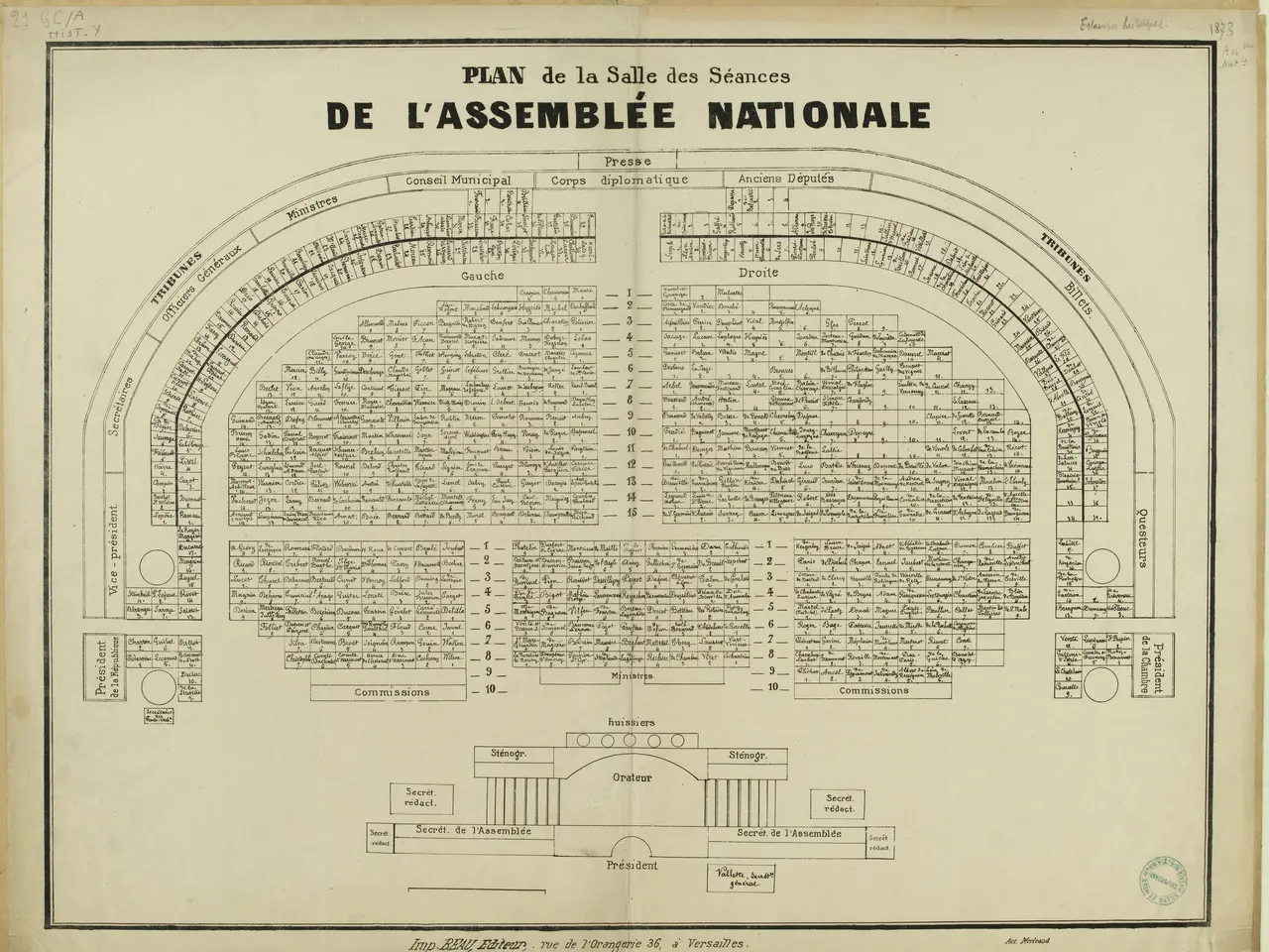 The image shows an old book with a drawing of a building on it. The paper has text written on it,...