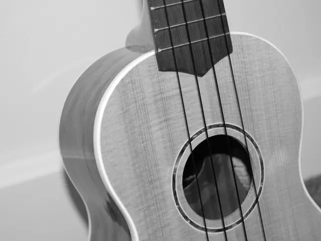 "A Russian craftsman creates a replica of a Les Paul guitar from doughnuts, promising a unique,...