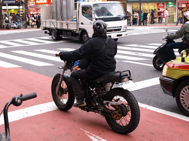 Motorcyclist suffers injury