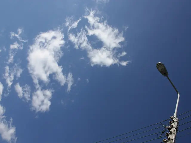 Following the violent downpours and icy hail, brighter skies emerge.