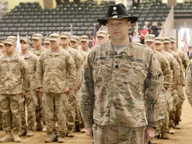 Armed group rejoices in Kaarst-Holzbüttgen.