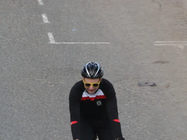 Cyclist collides with a motor vehicle