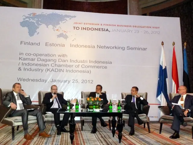 Jubilation inside the German theater tent marking three decades of national unity