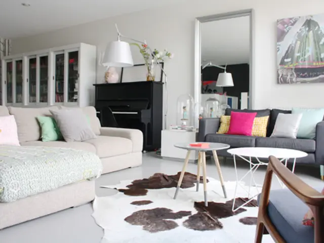 Here there is sofa,this is table this is another table,this is lamp,this is sofa,this area...