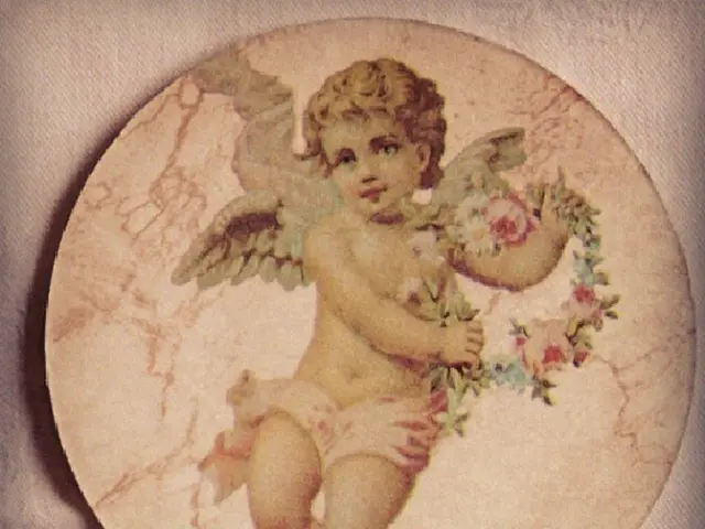 In the center of the image there is a depiction of a boy.