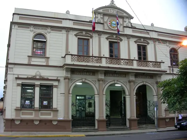 There is a building with windows, balcony, railing, steps, gates, doors. On the building there are...