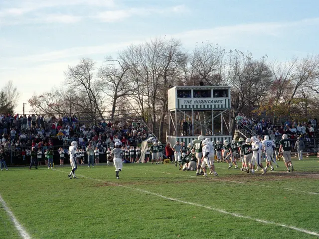 In this image I can see a group of people are playing the baseball, they wore white color helmets...