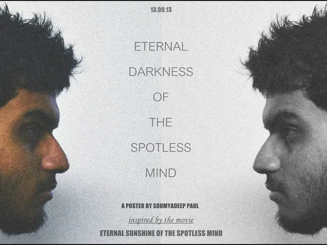 It is a black and white edited image,there are two images of a same person one is original image...