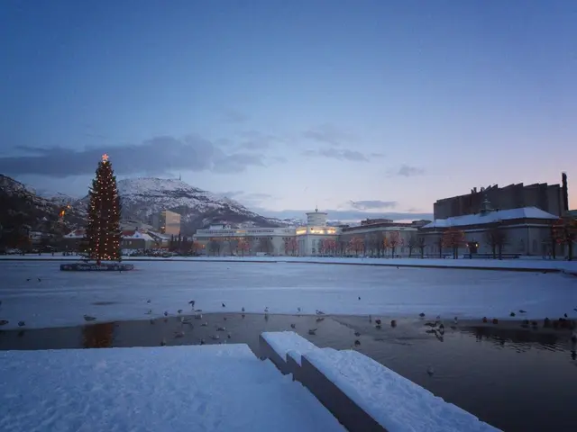 This picture is taken from the outside of the city. In this image, on the right side, we can see...