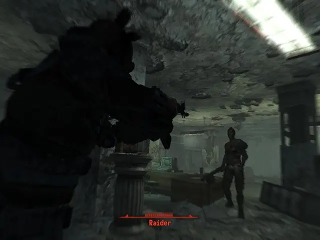 In this image I can see there is an inside of the building. And there are sculptures in it. And...