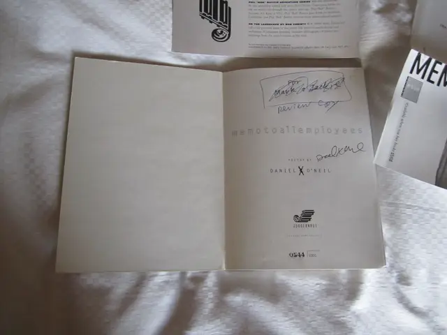 In this picture there are papers in the image.