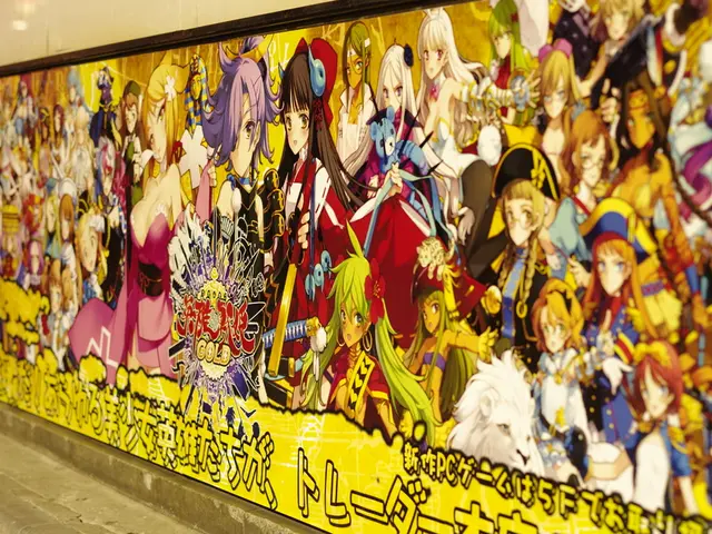 In this picture I can see the wall on which there is an art of cartoon characters and I see...