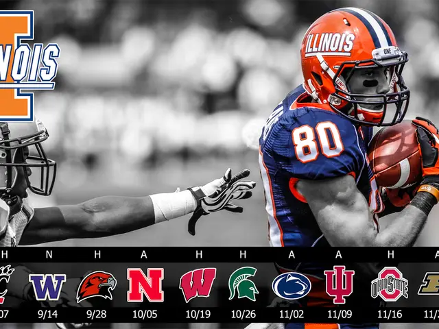 This is an edited image. At the center of the image there is a player holding a ball in his hand,...