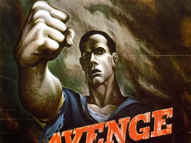 The image shows a movie poster for the film Avengers: December 7, featuring a person in the center...