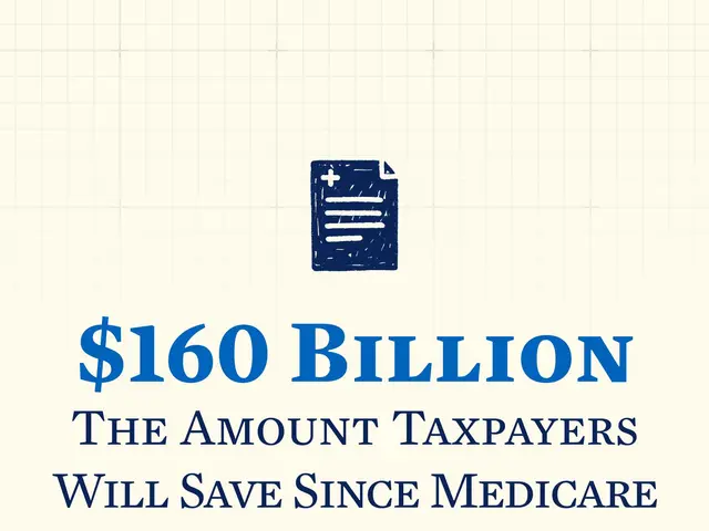 The image shows a poster with text and a logo that reads "$160 billion the amount taxpayers will...