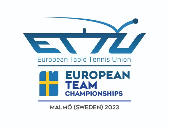 The image shows the logo of the European Table Tennis Union (ETU) with the text "European Team...