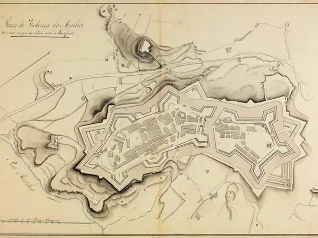 The image shows an old map of the city of San Francisco, California, with a plan of the palace of...