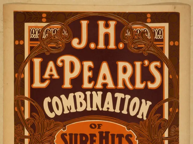The image shows a poster with the text "J.H. LaPearl's Combination of Sure Hits: The Most Versatile...
