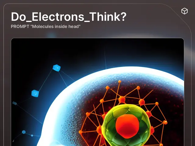 The image shows a screenshot of a mobile screen with a picture of a person's brain and text that...