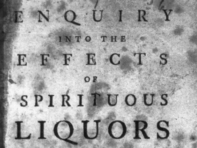 The image shows an old book with the title "Enquiry into the Effects of Spiritual Liquors Upon the...