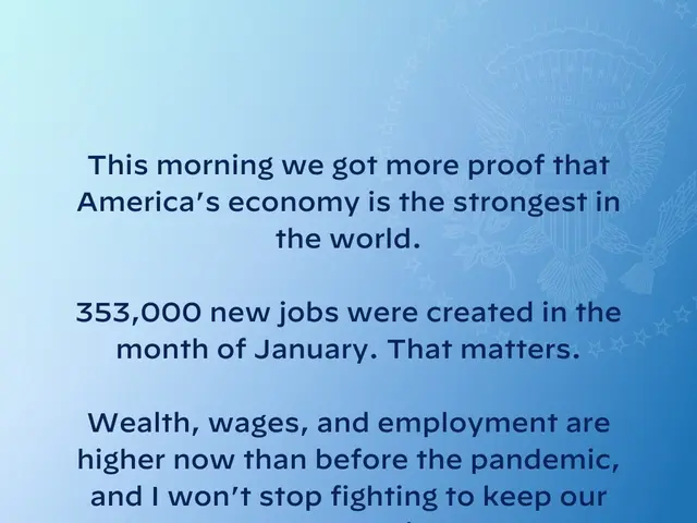 The image shows a blue background with a quote that reads, "This morning we got more proof that...