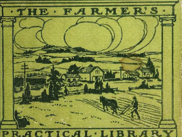 The image shows the cover page of a book titled "The Farmer's Practical Library of Fish Culture" by...