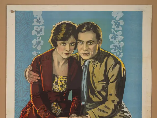 The image shows a movie poster for the film Good Bye Bill, featuring a man and a woman. The poster...