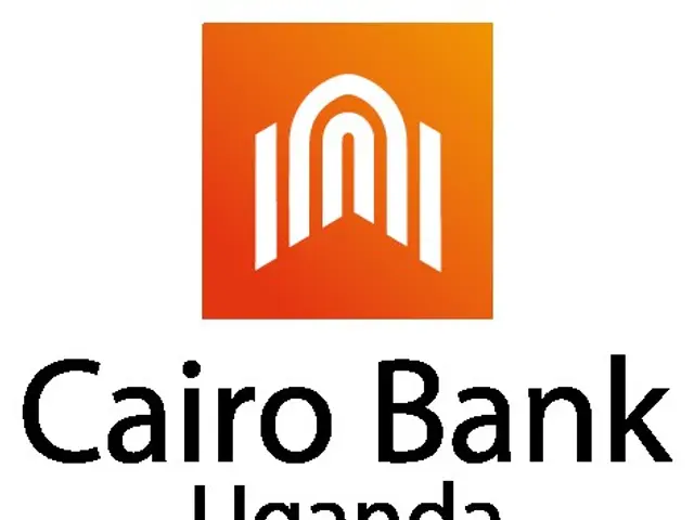The image shows the logo of Cairo Bank Uganda on a white background. The logo consists of the words...