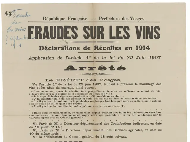 The image shows an old document with a black and white image of a man's face on it. The text on the...