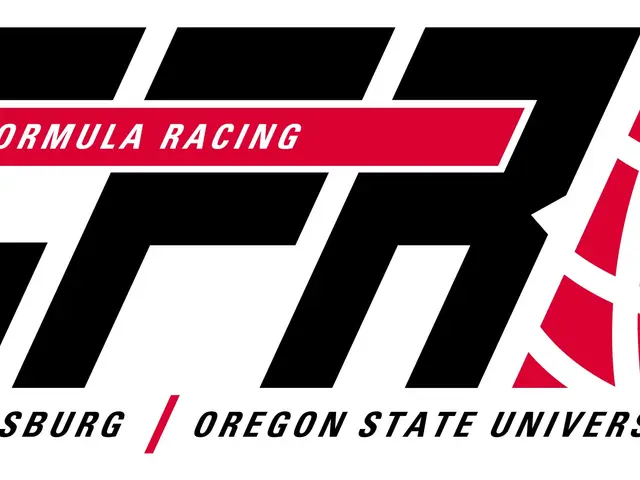 The image shows a poster with the text "Global Formula Racing" and the logo of the Oregon State...