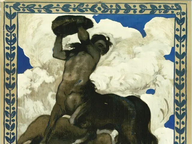 The image shows a poster advertising a concert in Basel, Switzerland, featuring a painting of a...