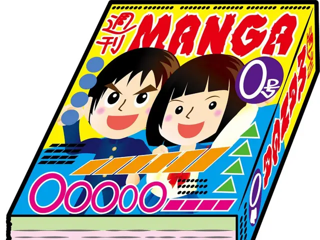 The image shows a cartoon box with a picture of a man and a woman on it, along with some text and...