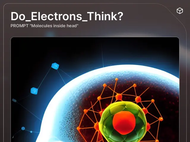 The image shows a screenshot of a mobile screen with a picture of a person's brain and text that...