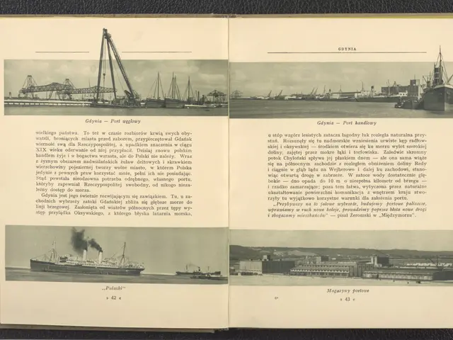 The image shows an open book with pictures of ships on it, placed on a surface. The book contains...