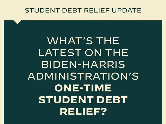 The image shows a poster with the text "What's the latest on the Biden-Harris Administration's...