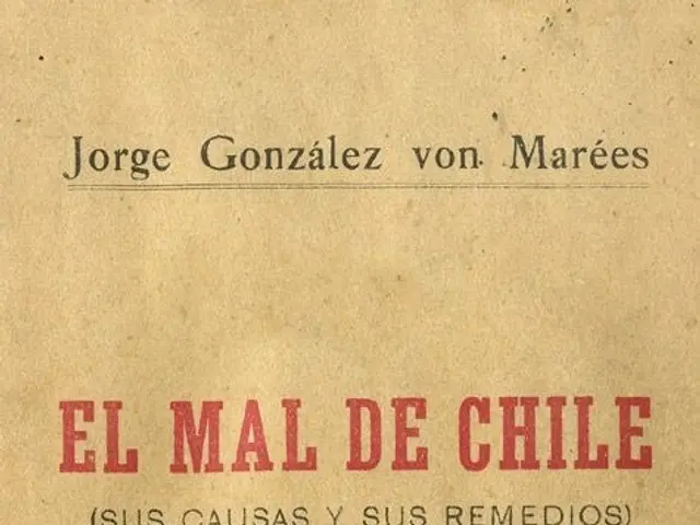The image shows a book titled "El Mal de Chile: Sus Causas y Sus Remedios" by Jorge González von...