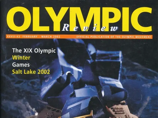 The image shows a book with the title "Olympic Review Magazine" on the cover, along with several...