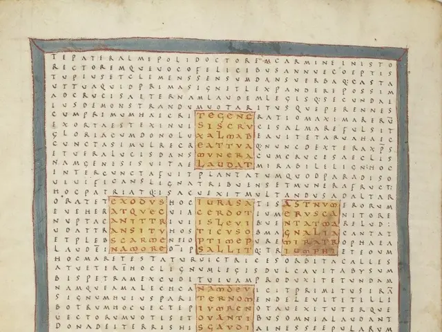 The image shows an open book with a crossword puzzle on it. The book is filled with text, and the...