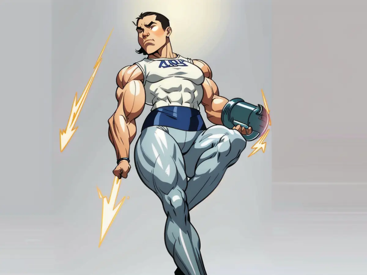 Individual sporting stylish, high-rise, flared leggarns Individual sporting high-rise, flared leggy attire.