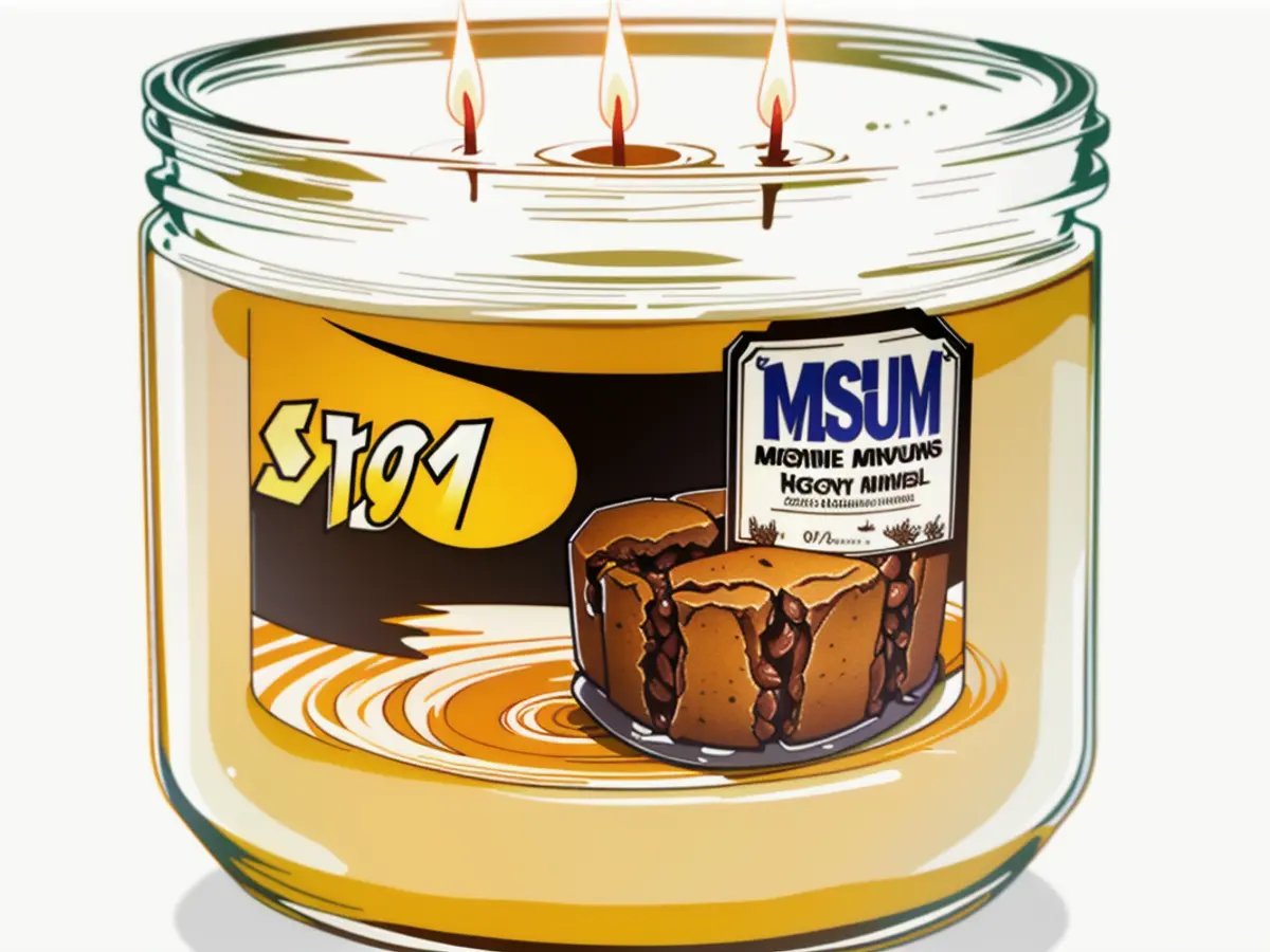 Aromatic banana nut bread scented candle Fragrant Banana Nut Bread-Inspired Candle Now Available