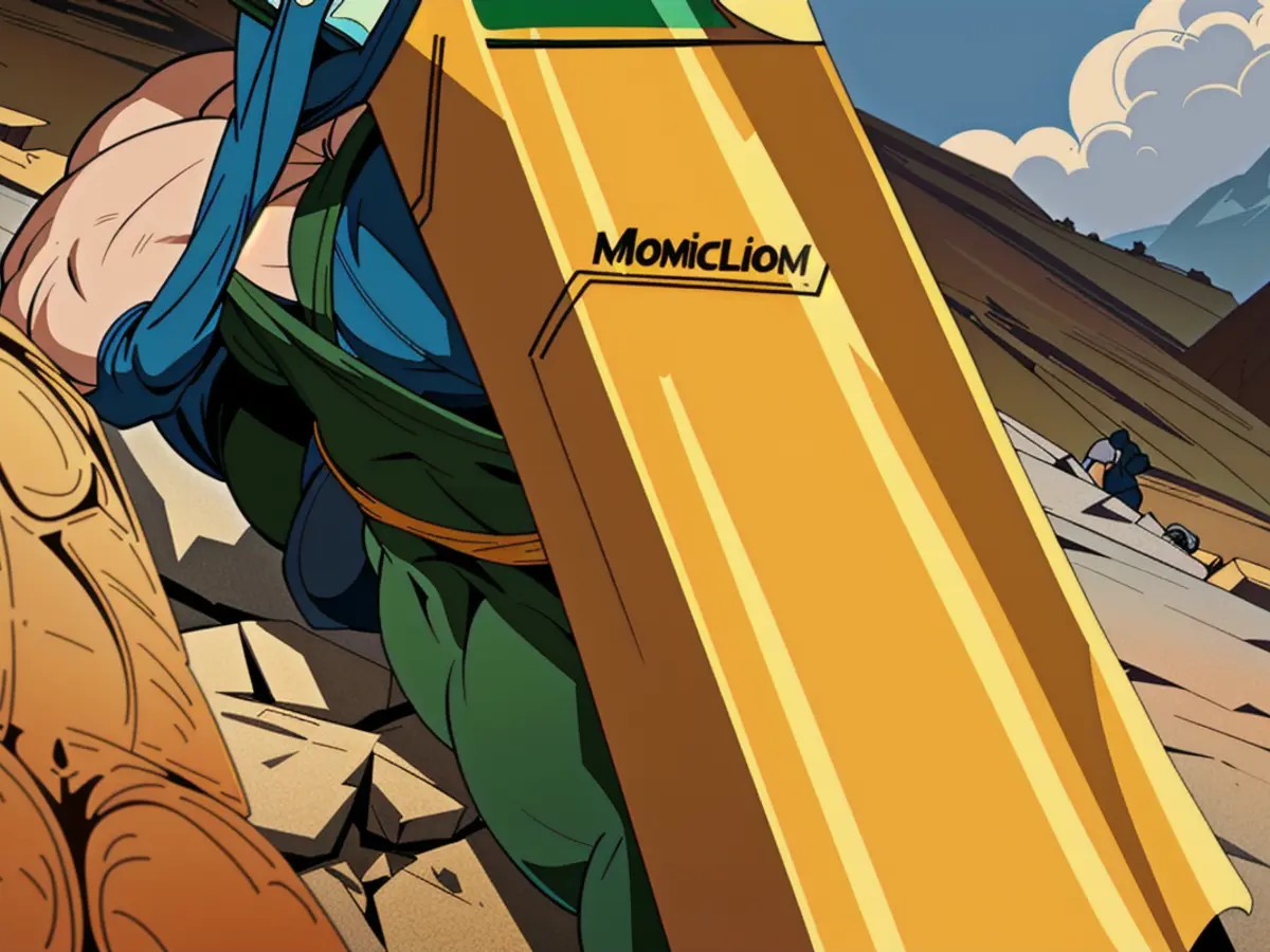 Image showcases a colorful slide adorned with animals and vegetation, featuring shades of green, yellow, and blue. Photo depicting a vibrant slide featuring animals and vegetation, dominated by shades of green, yellow, and blue.