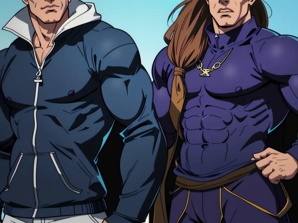 Individuals donning coats with a jacket-like design