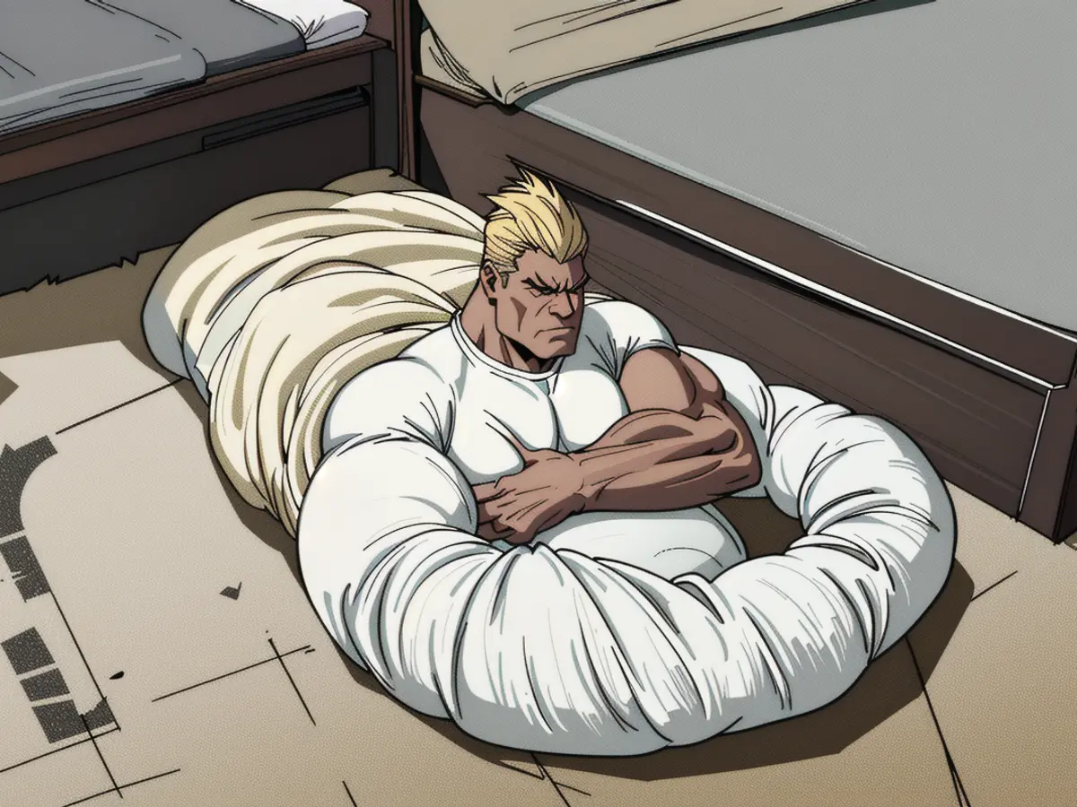 Dog found lounging comfortably on a fake sheepskin bed resembling an elegant rug Dog resting on a simulated sheepskin dog bed that resembles an appealing rug.